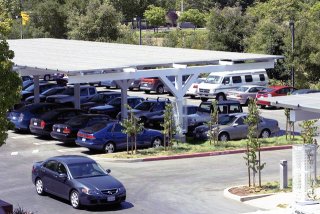 solar carport at Google