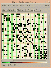 Interaction Matrix zoomed in